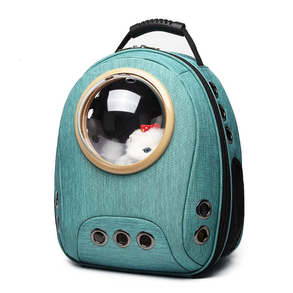 Cat bag pets out of backpack panoramic transparent cats out of portable breathable backbag cat cage