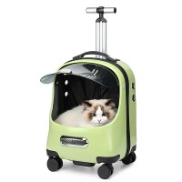 Pet travel lever bag Backpack cat bag space cabin out of portable large capacity, transparent, breathable