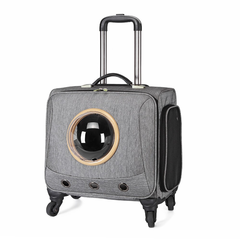 Pet travel lever bag handbag Bringing the space cabin convenient, transparent, breathable multifunctional roller