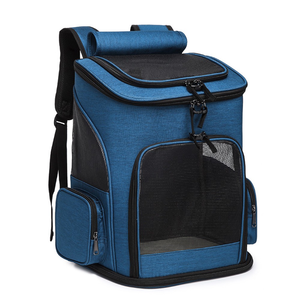 Cat bag and dog bag solid color pet bag out of portable breathable backpack