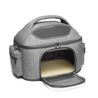 Cat bags, dog bag pet handbags can fold the breathable pet backpack to go out and portable