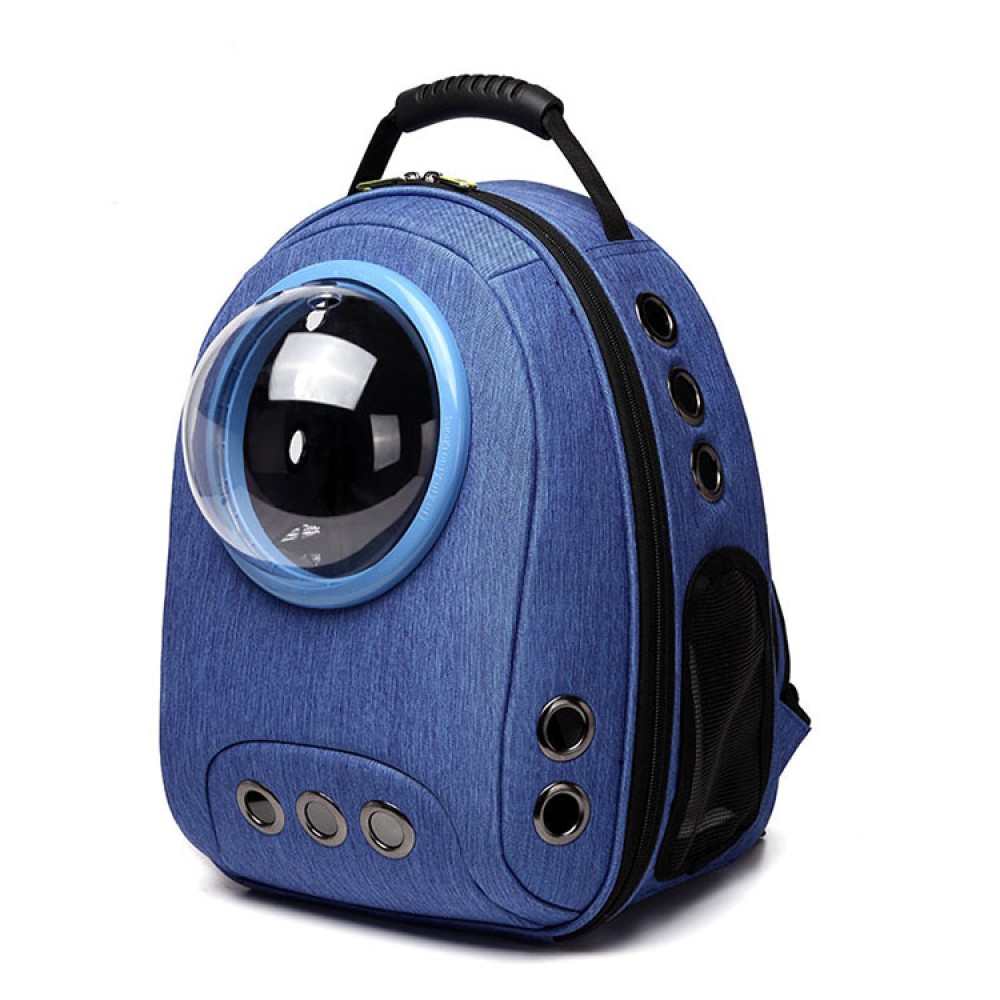 blue pet backpack Outdoor outdoor pet bags can be used to fold folded cat bags