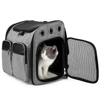 Pet backpack Dog out of a portable cat bag dog bag large -capacity backpack air -ventilated pet bag