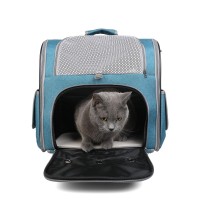Pet lever backpack outdoor convenience cat bag can fold the pet lever cat