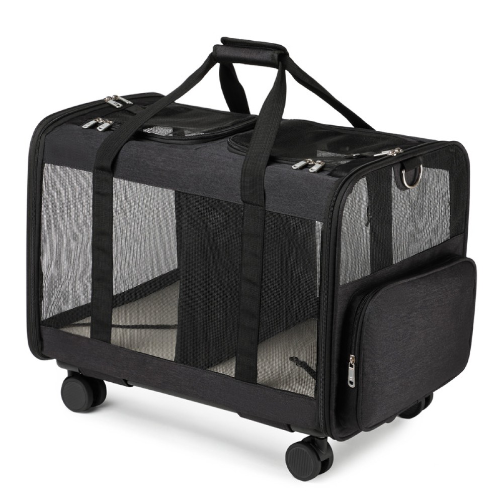 Multifunctional pet lever box double -layer pet bags out of the portable cat bag can be removed and breathable dog bag