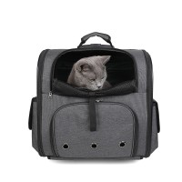 Pet lever backpack outdoor convenience cat bag can fold the pet lever cat